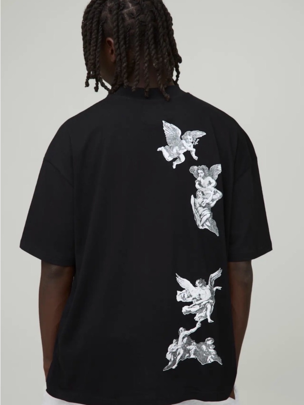BoohooMAN oversized Renaissance Graphic T- shirt